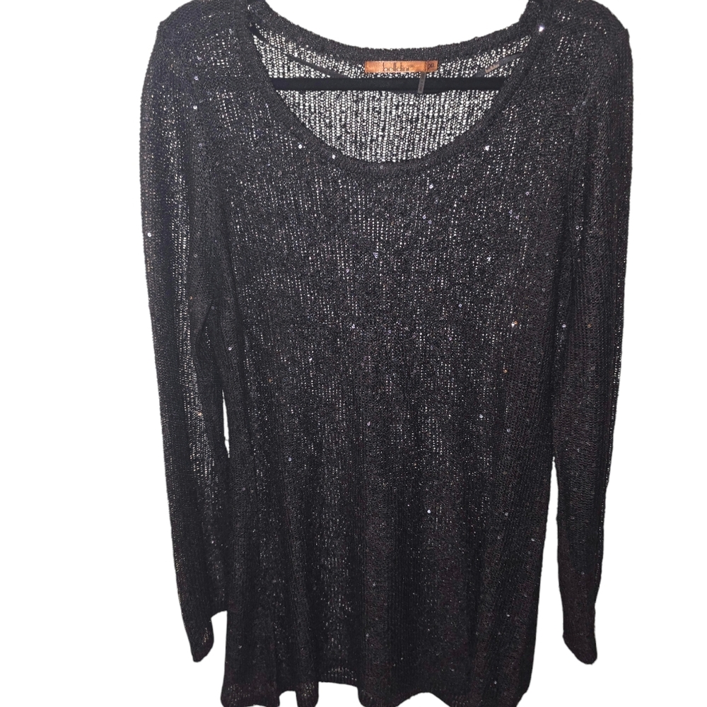 Belldini sz. Xlarge black sparkly sweater